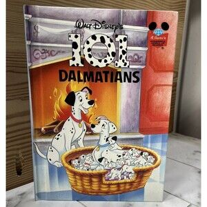 WALT DISNEY 101 DALMATIONS BOOK WONDERFUL WORLD OF READING 1995 HARDCOVER